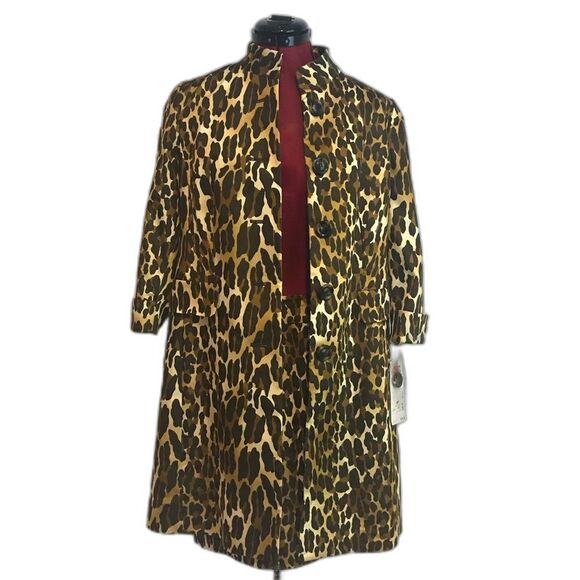 Kasper Skirt Suit Women's Size 4P Leopard Print 2-Piece Set Skirt & Blazer NWT - Picture 9 of 9